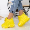 Pantofi Sport Dama cu Platforma 802 PSDP Yellow Mei