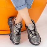 Pantofi Sport Dama cu Platforma NX99 Guncolor Mei
