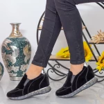 Pantofi Sport Dama cu Platforma SZ212 Black Mei