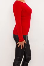 Bluza Dama cu maneca lunga D569 Rosu (G13) Fashion