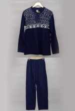 Pijama Barbati 1025 Albastru Inchis Fashion