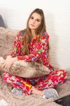 Pijama Dama 5625 Rosu Fashion