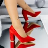 Pantofi cu Toc gros TY6 Red Mei