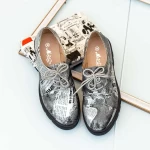 Pantofi Casual Dama DS30 Argintiu-Gri Mei