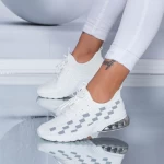 Pantofi Sport Dama LGFL1 White-Grey (D44|000) Mei